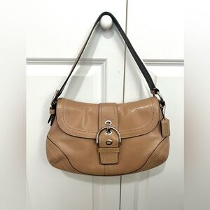 Coach Soho Flap Shoulder Bag Vintage Y2K | Camel Tan